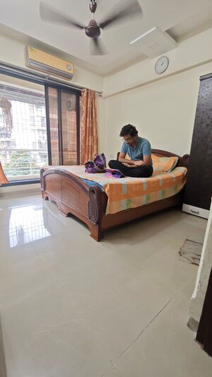 Bedroom in 2 BHK Apartment at BKS Galaxy Orion, Kharghar – for Rent
