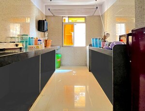 Kitchen in 2.5 BHK Apartment at Millionaire Heritage, Andheri West – for Rent