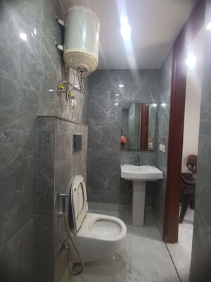 Bathroom in 1 RK Builder Floor at Malviya Nagar – for Rent