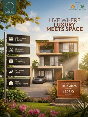 4 BHK Villa – Exterior View View at Vijayasri Vijetha Carpe Diem, Hoskote - for Sale