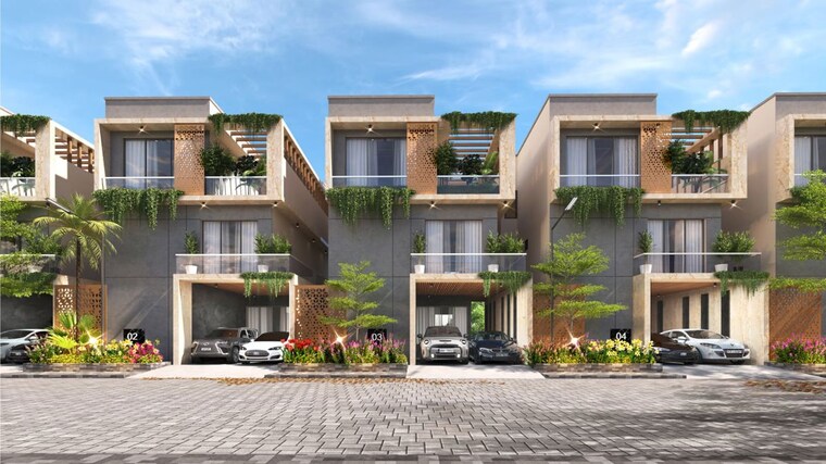Exterior View, vijayasri-vijetha-carpe-diem 4 Bedroom 2400 Sq.Ft. Villa In Hoskote Bangalore 10498349