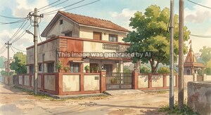  Independent House – Exterior View View at Padma Nagar - for Sale