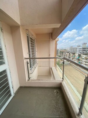 Balcony in 2 BHK Apartment at Urban Skyline Phase 1, Ravet – for Rent