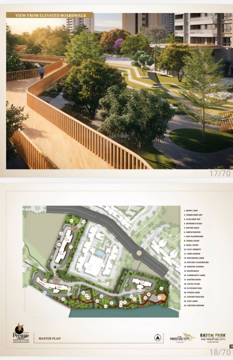 Balcony, eaton-park-at-the-prestige-city 3 Bedroom 2021 Sq.Ft. Apartment In Sarjapur Road Bangalore 10498464