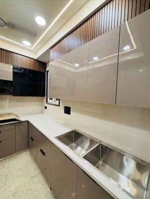 Kitchen in 4 BHK Builder Floor at Dwarka Mor – for Sale