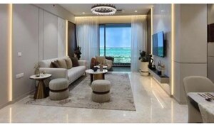 Living Room in 2 BHK Apartment at LnT Evara Heights, Panch Pakhadi – for Sale