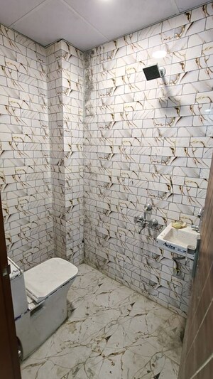 Bathroom in 2 BHK Builder Floor at Malviya Nagar – for Rent