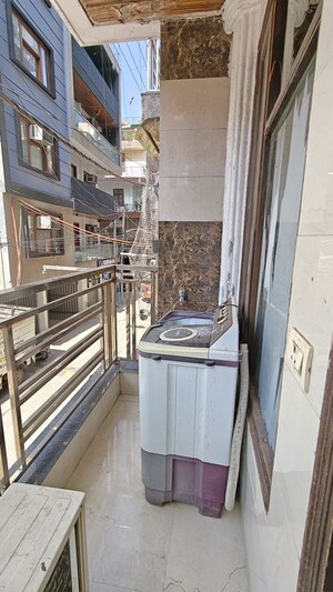 Balcony in 2 BHK Builder Floor at Malviya Nagar – for Rent