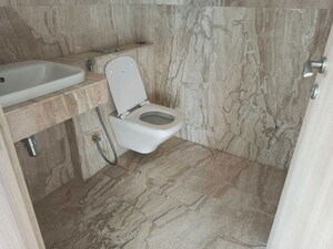 Bathroom in 4 BHK Apartment at Rustomjee Crown, Prabhadevi – for Rent