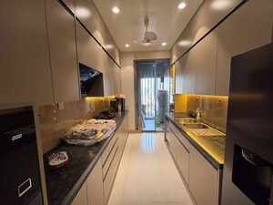 Kitchen in 4 BHK Apartment at Rustomjee Crown, Prabhadevi – for Rent