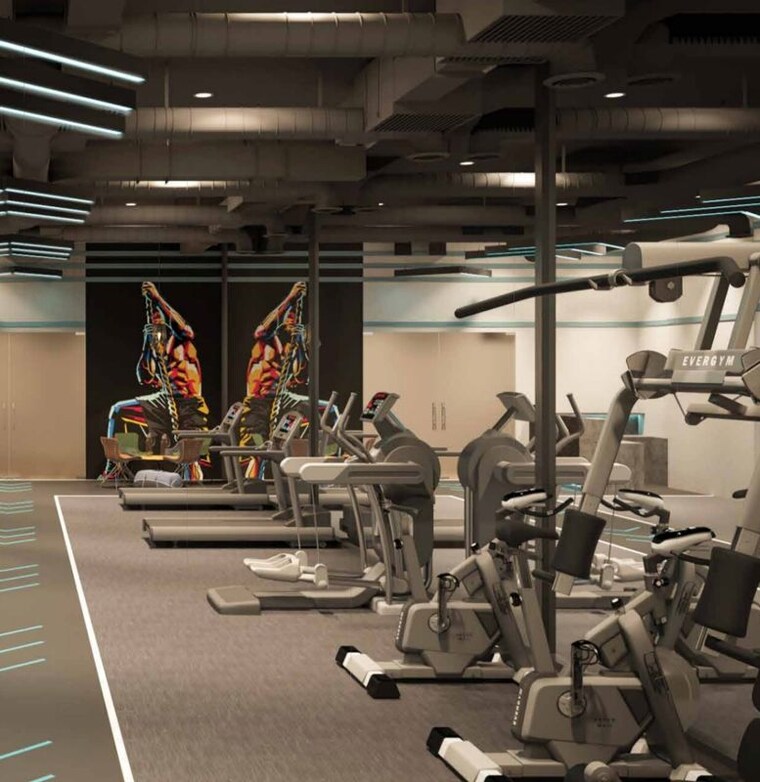 Gym, dosti-eden 3 Bedroom 1039 Sq.Ft. Apartment In Brahmand Thane 10498677
