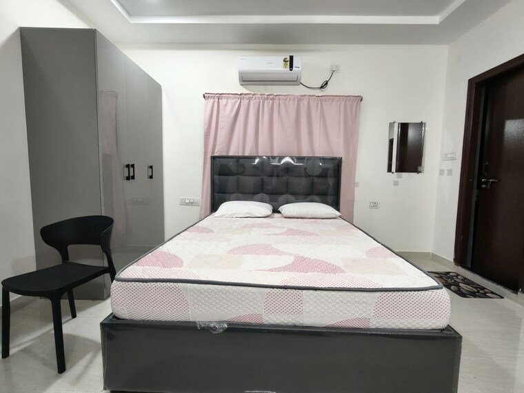 Bedroom, the-nest-gachibowli 1 RK 550 Sq.Ft. Apartment In Gachibowli Hyderabad 10498818
