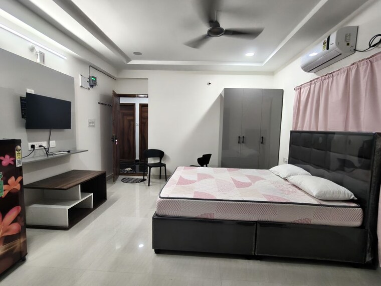 Bedroom, the-nest-gachibowli 1 RK 550 Sq.Ft. Apartment In Gachibowli Hyderabad 10498818