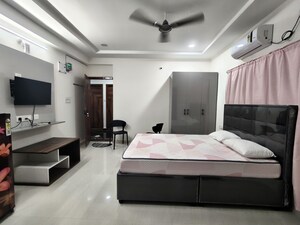 Bedroom in 1 RK Apartment at The Nest Gachibowli, Gachibowli – for Rent