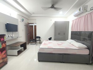 Bedroom in 1 RK Apartment at The Nest Gachibowli, Gachibowli – for Rent