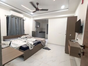 Bedroom in 1 RK Apartment at Arundathi Nilayam Gachibowli, Gachibowli – for Rent