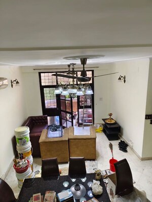 Living Room in 3 BHK Builder Floor at Ansal Harmony Homes, Sector 57 – for Rent