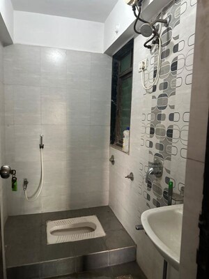 Bathroom in 1 BHK Apartment at Triveni CHS Malad West, Malad West – for Rent