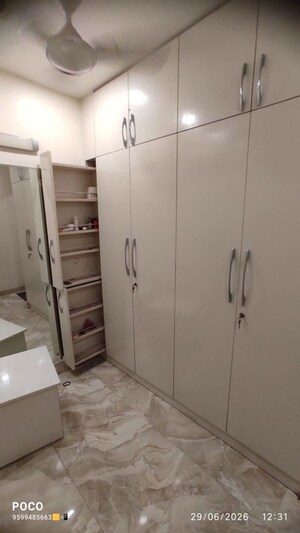 Bathroom in 3 BHK Builder Floor at Mehrauli – for Rent