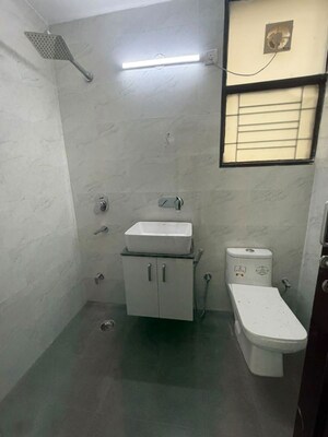 Bathroom in 2 BHK Apartment at Rail Vihar Apartment, Sector 15 – for Sale