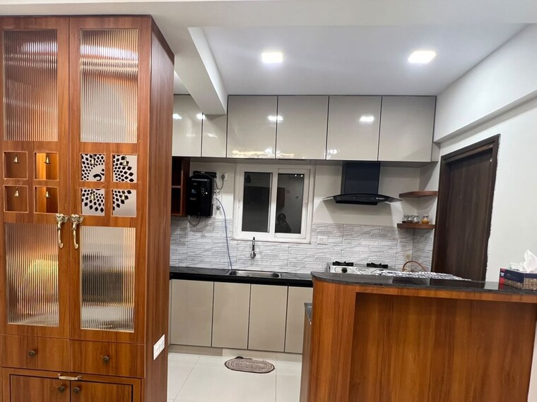 Kitchen, greenspace-celestial 2 Bedroom 1345 Sq.Ft. Apartment In Kokapet Hyderabad 10499034