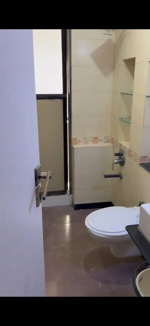 Bathroom in 2 BHK Apartment at Ashish Garden Estate, Goregaon West – for Rent