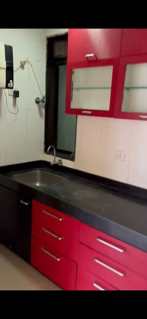 Kitchen in 2 BHK Apartment at Ashish Garden Estate, Goregaon West – for Rent