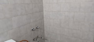 Bathroom in 2 BHK Builder Floor at East Of Kailash – for Rent