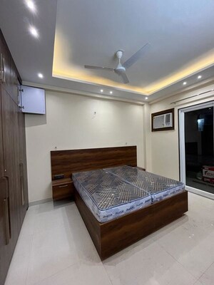 Bedroom in 1 BHK Builder Floor at Sushant Lok ii – for Rent