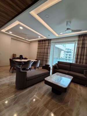 Living Room in 3.5 BHK Apartment at Ambience Creacions, Sector 22 – for Rent