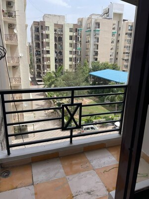 Balcony in 2 BHK Apartment at Maya Garden City, Lohgarh – for Rent