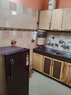 Kitchen in 3 BHK Builder Floor at Sushant Lok I – for Rent