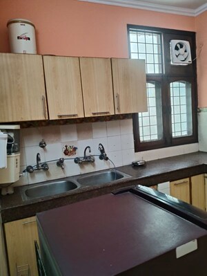 Kitchen in 3 BHK Builder Floor at Sushant Lok I – for Rent