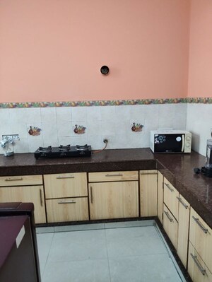 Kitchen in 3 BHK Builder Floor at Sushant Lok I – for Rent