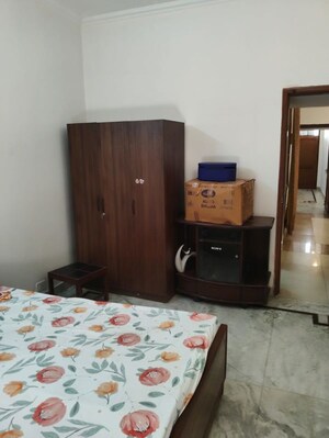 Bedroom in 3 BHK Builder Floor at Sushant Lok I – for Rent