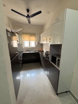 Kitchen in 3 BHK Apartment at Skynet Towers, Patiala Road – for Rent