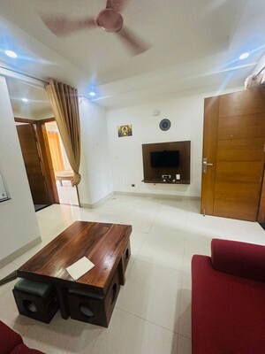 Living Room in 1 BHK Builder Floor at Sushant Lok ii – for Rent