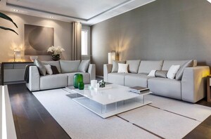 Living Room in 3 BHK Apartment at Prabhadevi – for Sale