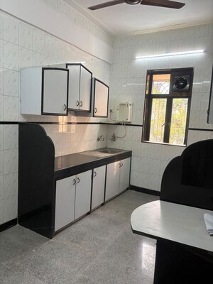 Kitchen in 1.5 BHK Apartment at Worli Sea Face – for Rent