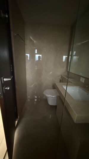 Bathroom in 3 BHK Apartment at Hiranandani Highland, Powai – for Rent