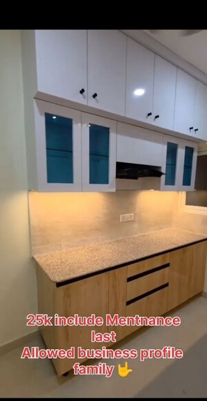 Kitchen in 3 BHK Apartment at Pardos Okas Residency, Sushant Golf City – for Rent