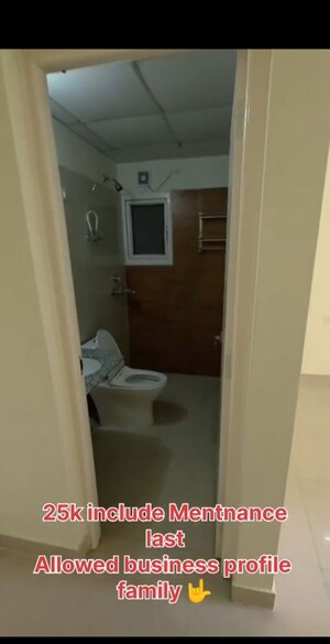 Bathroom in 3 BHK Apartment at Pardos Okas Residency, Sushant Golf City – for Rent