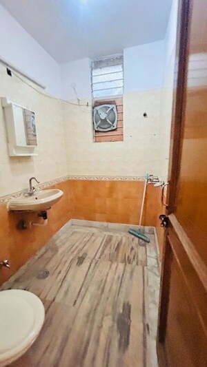 Bathroom in 2 BHK Builder Floor at Malviya Nagar – for Rent