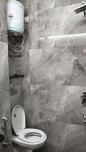 Bathroom in 2 BHK Builder Floor at Sushant Lok ii – for Rent