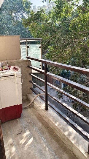 Balcony in 2 BHK Builder Floor at Sushant Lok ii – for Rent