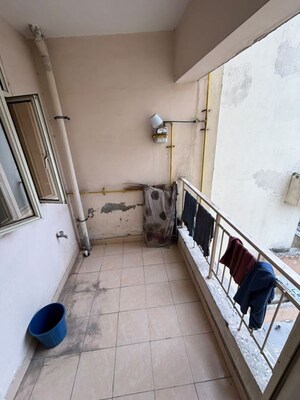 Balcony in 2 BHK Apartment at Supertech Eco Village II, Sector 16b Greater Noida – for Rent