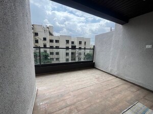 Balcony in 2 BHK Apartment at Majestique Marbella Phase 1, Kharadi – for Rent