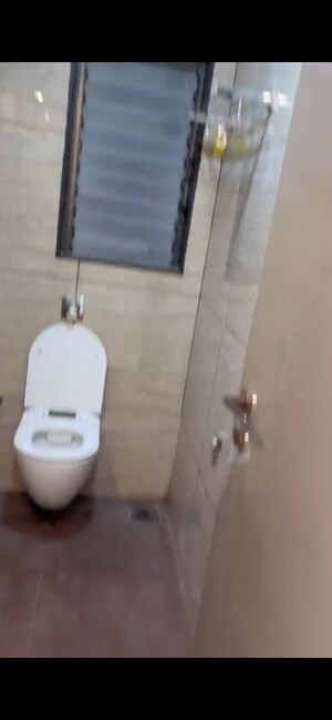 Bathroom in 2 BHK Apartment at Chandak 34 Park Estate, Goregaon West – for Rent