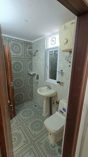 Bathroom in 3 BHK Apartment at Dwarka – for Rent