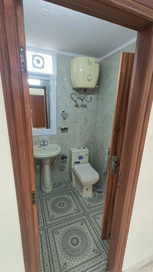 Bathroom in 3 BHK Apartment at Dwarka – for Rent
